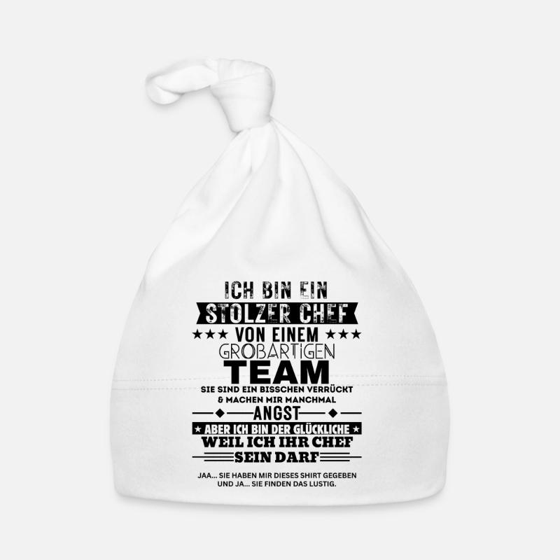 Fier patron d’une excellente équipe Bonnet bio Bébé