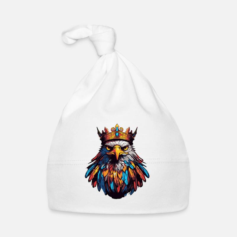 Eagle Comic Crown Organic Baby Cap