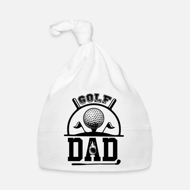 Papa de golf, jeu de golf drôle, proverbes, père de golf Bonnet bio Bébé