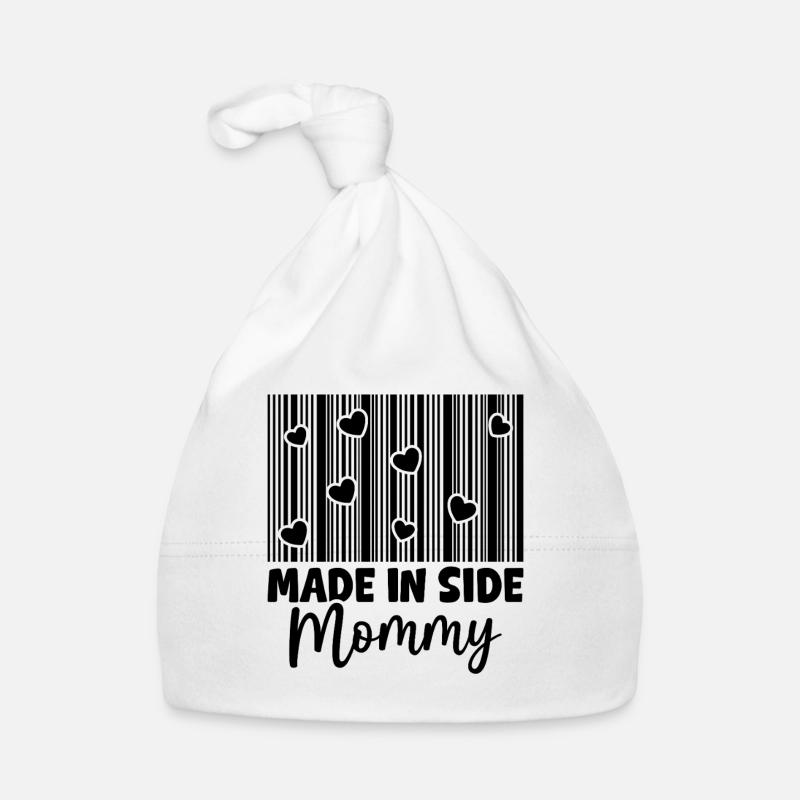 Cœurs de maman faits en face Bonnet bio Bébé