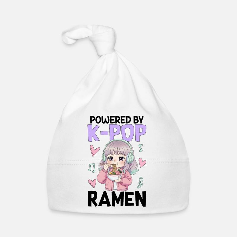 Propulsé par des ramen K-Pop Bonnet bio Bébé