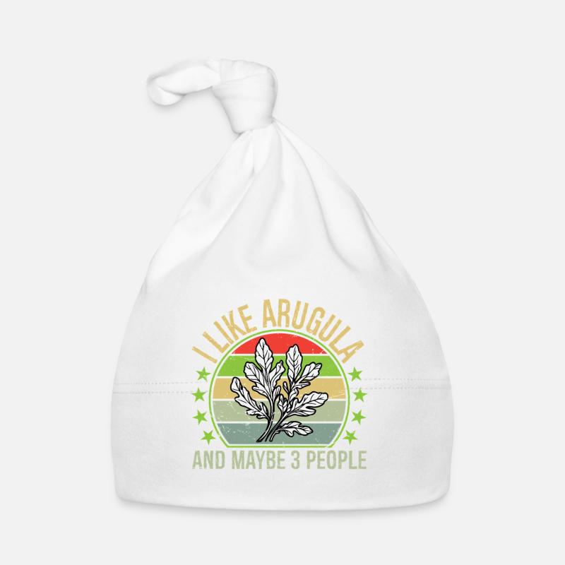 I Like Arugula And Maybe Three People Vintage Baby Bio-Mütze
