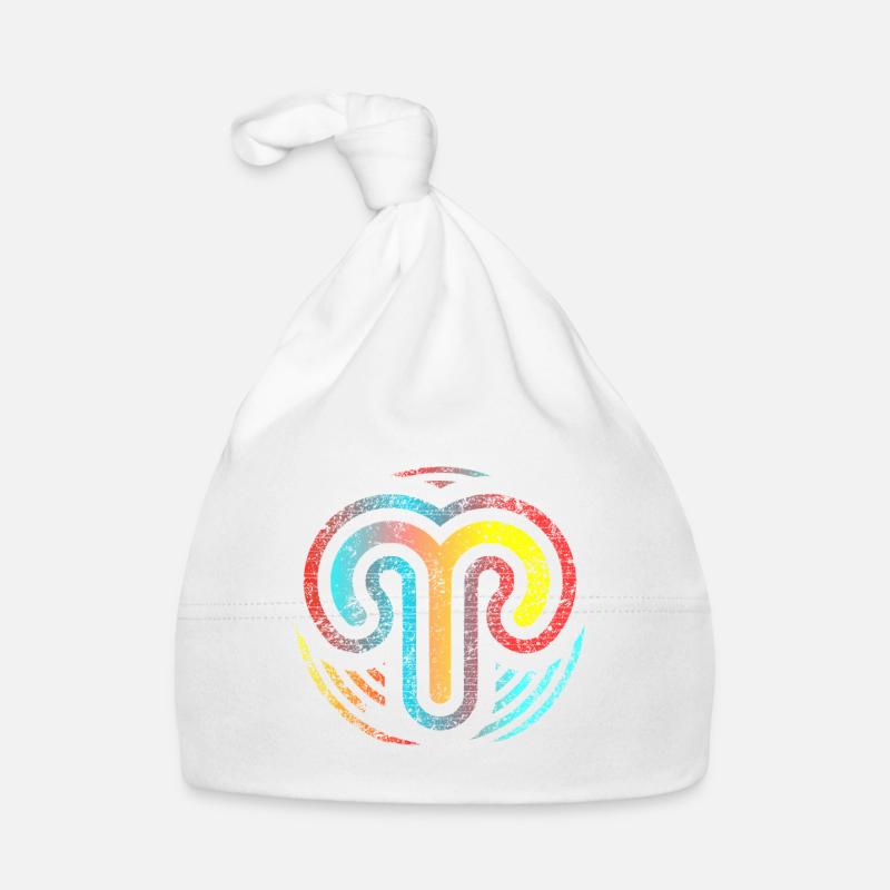 Design Widder-Sternzeichen der Astrologie Baby Bio-Mütze