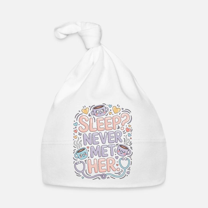 Infirmière en soins intensifs Sleep Never Rencontré son infirmière de réponse rapide Bonnet bio Bébé