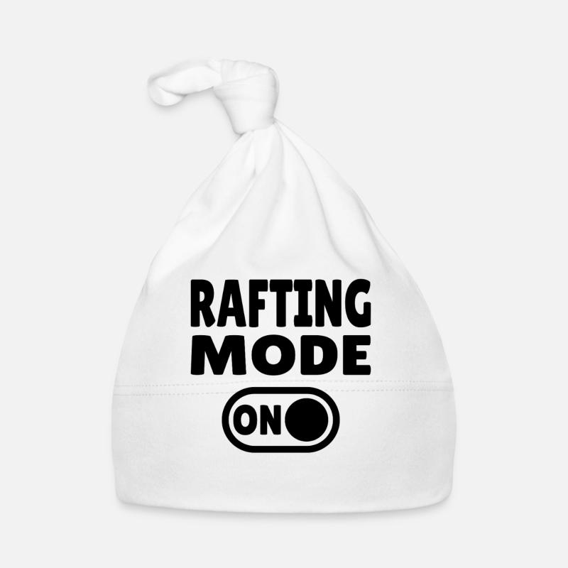 Rafting Mode ON – Whitewater in a rubber dinghy Organic Baby Cap