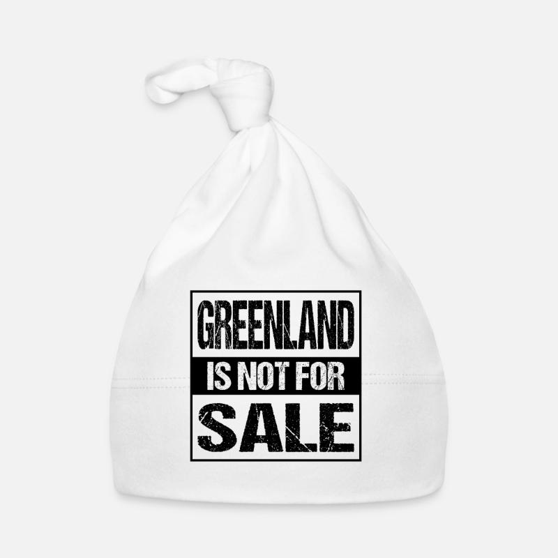 Le Groenland n’est pas à vendre Bonnet bio Bébé