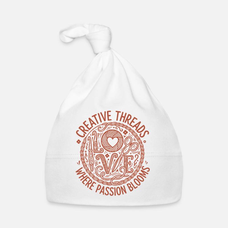 Creative Threads Love Crocheting Passion Blooms Organic Baby Cap