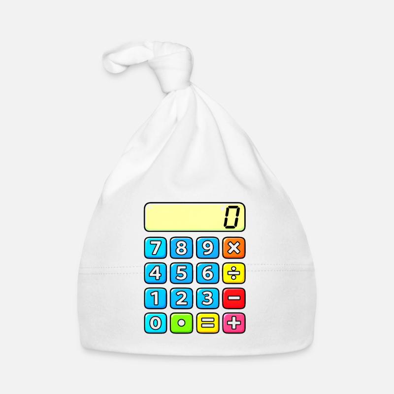 Neonrechner Pop Art Baby Bio-Mütze