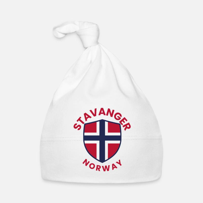 Stavanger Crest Norway Organic Baby Cap