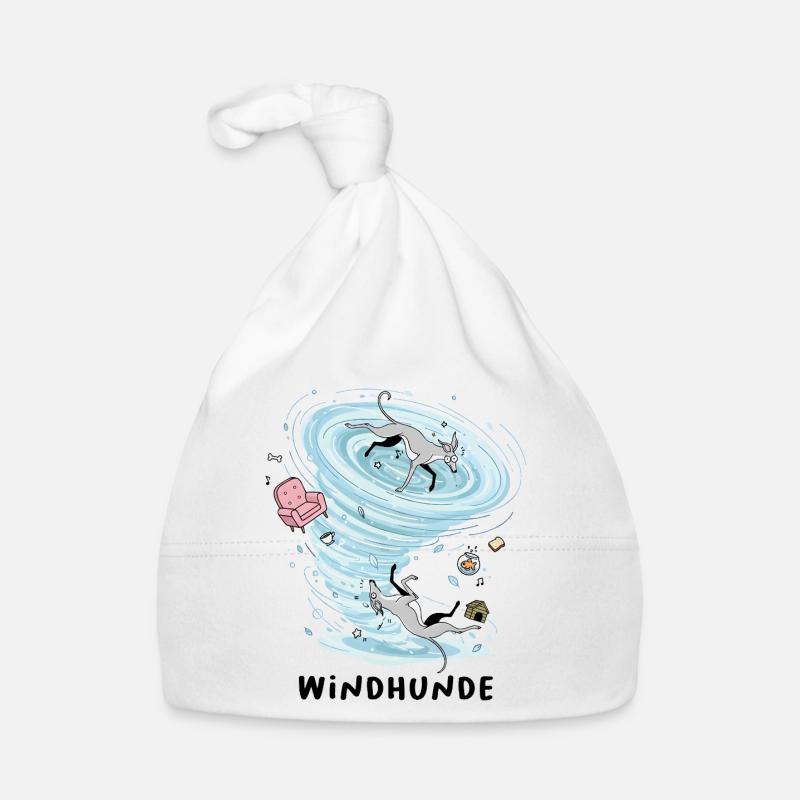 Windhunde Baby Bio-Mütze