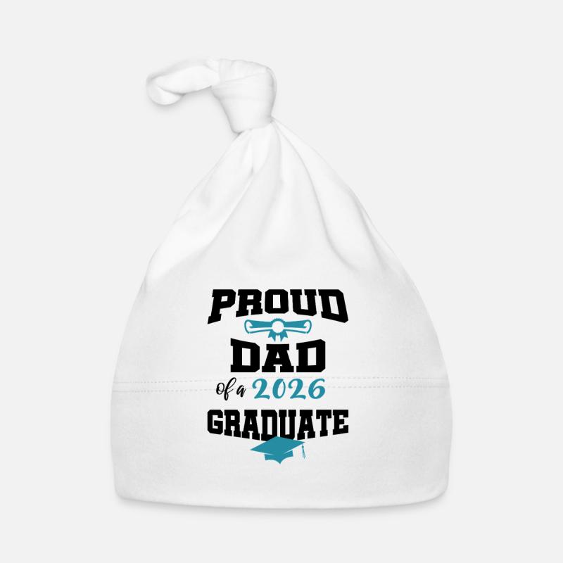 Stolzer Vater Absolvent 2026 Bachelor Master Baby Bio-Mütze