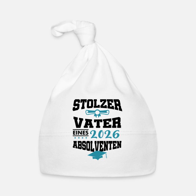 Stolzer Vater Absolvent 2026 Bachelor Master Baby Bio-Mütze