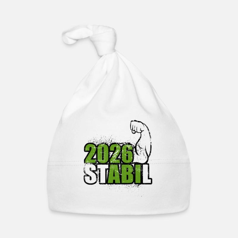 Stabil Abi 2026 - Biceps - Abitur - Spruch Bonnet bio Bébé
