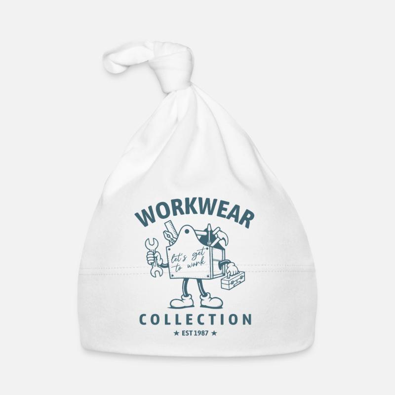 Workwear Collection Toolbox Organic Baby Cap