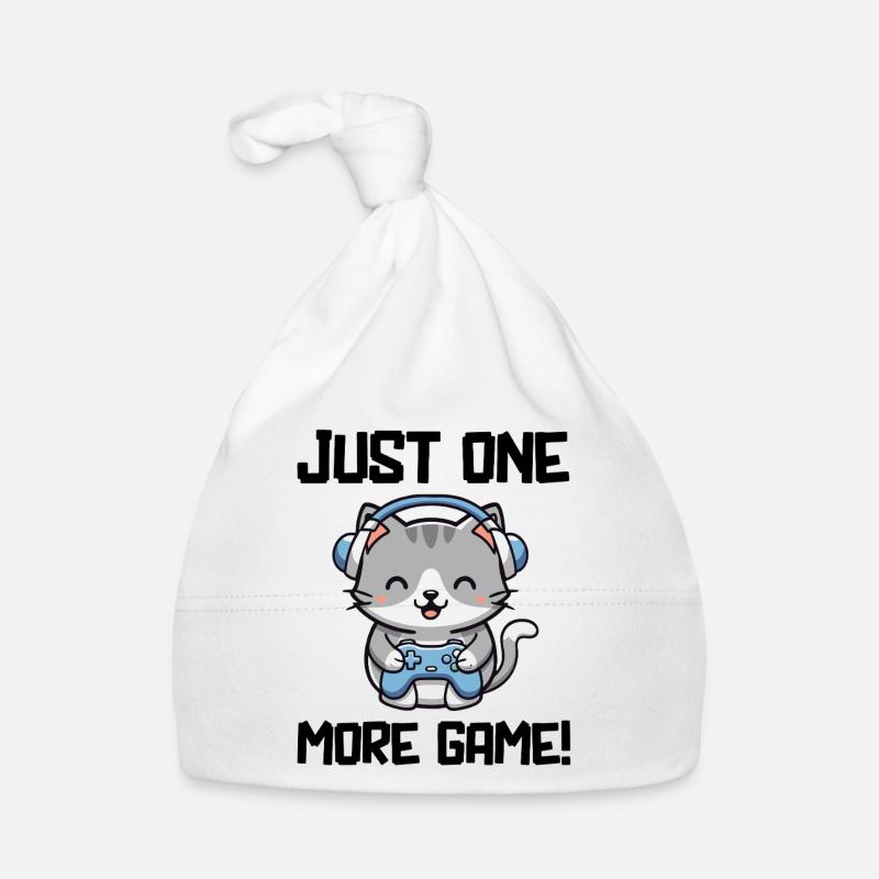 Encore un jeu de chaton mignon Gamer Chat Gaming Bonnet bio Bébé