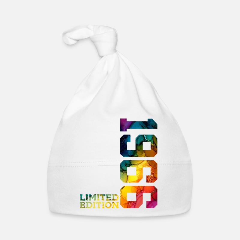 ÉDITION LIMITÉE 1966 60 ANS 60E ANNIVERSAIRE - Bonnet bio Bébé - blanc