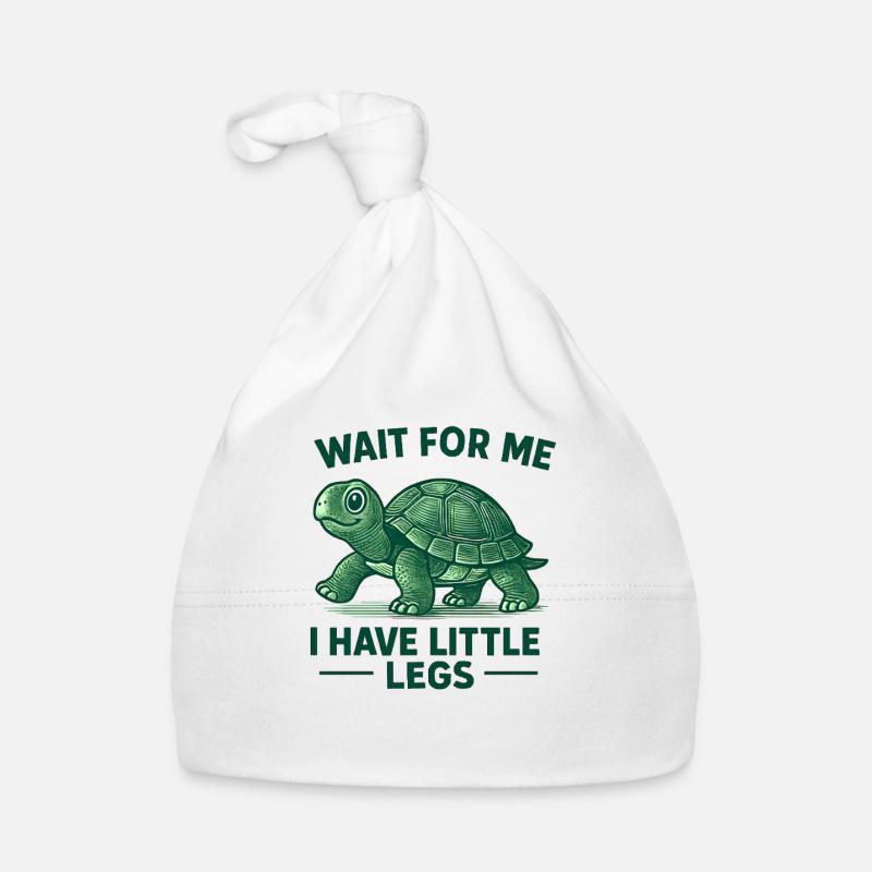Schildkröte Spruch Humor Meme Lustig Geschenkidee Baby Bio-Mütze