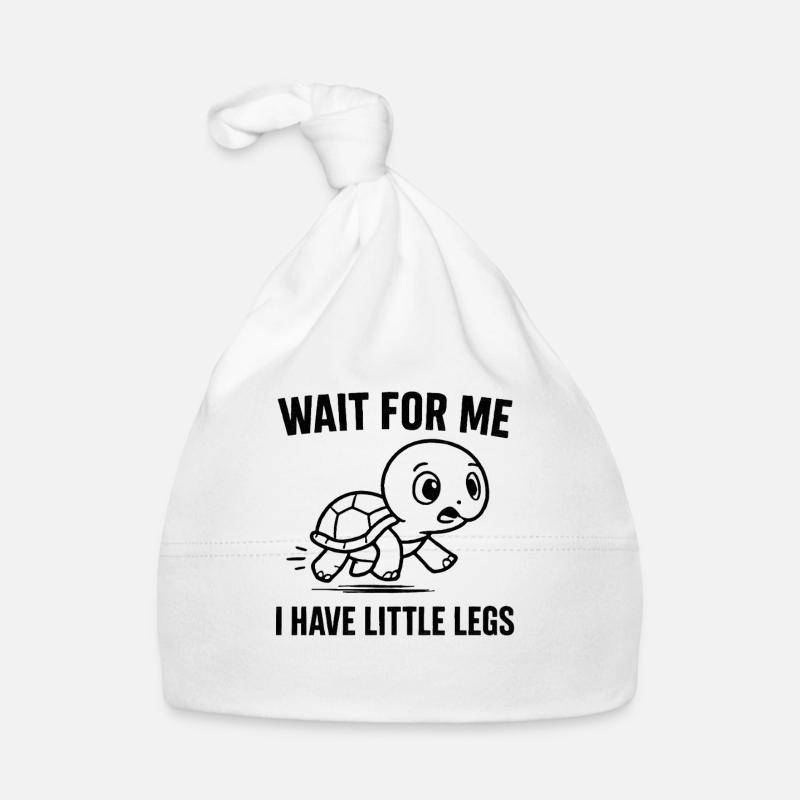 Turtle Saying Humor Meme Funny Gift Idea Organic Baby Cap