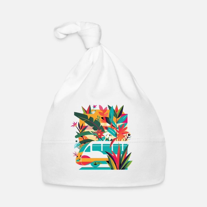 Railroad Comic Organic Baby Cap