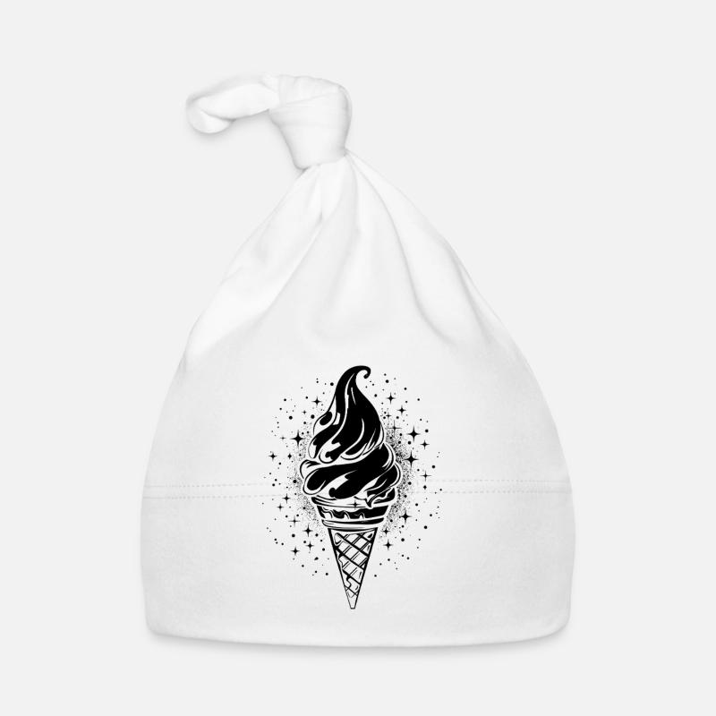 Softeis Grafik Baby Bio-Mütze