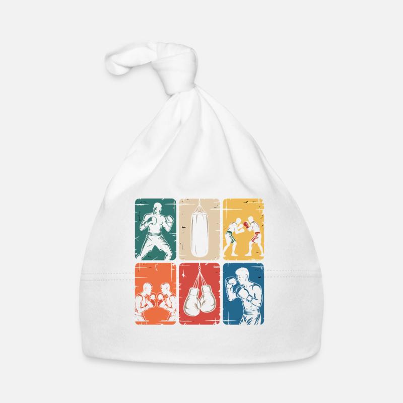 Puissance de la mosaïque de la boxe Bonnet bio Bébé
