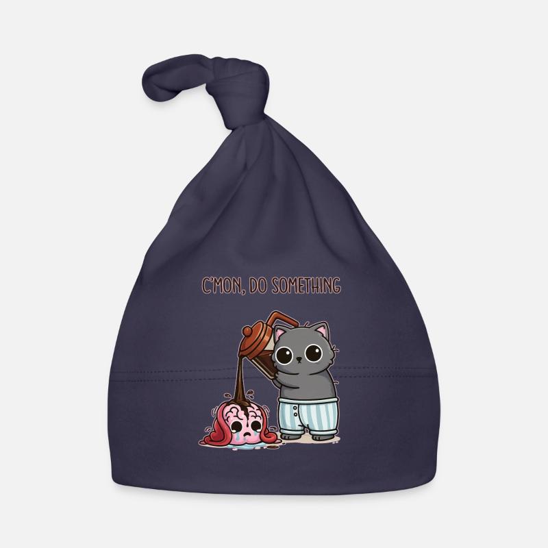 C'mon, Do Something – Coffee for my brain Organic Baby Cap