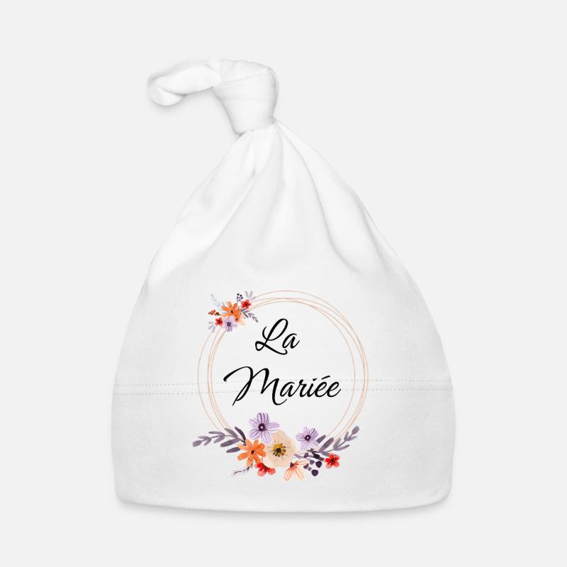 La Future Mariée EVJF Fleurs Bonnet bio Bébé