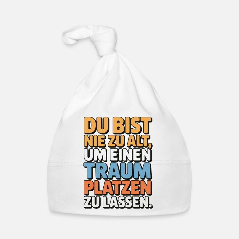 Conception de Dream Burst Never Too Old Bonnet bio Bébé