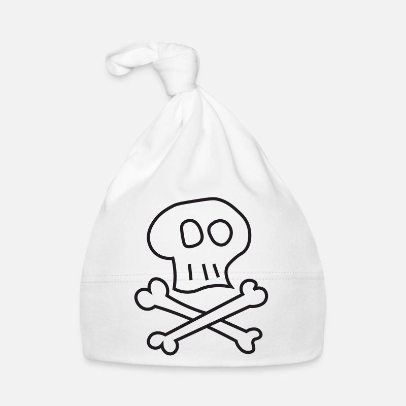 Skull_and_Bones Baby Bio-Mütze