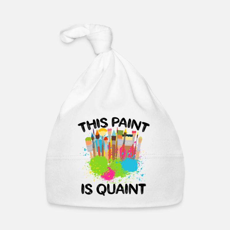 Cool Artist This Paint Is Quaint Painter Gift Baby Bio-Mütze