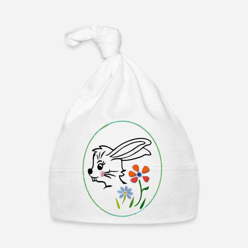 Easter Bunny Organic Baby Cap