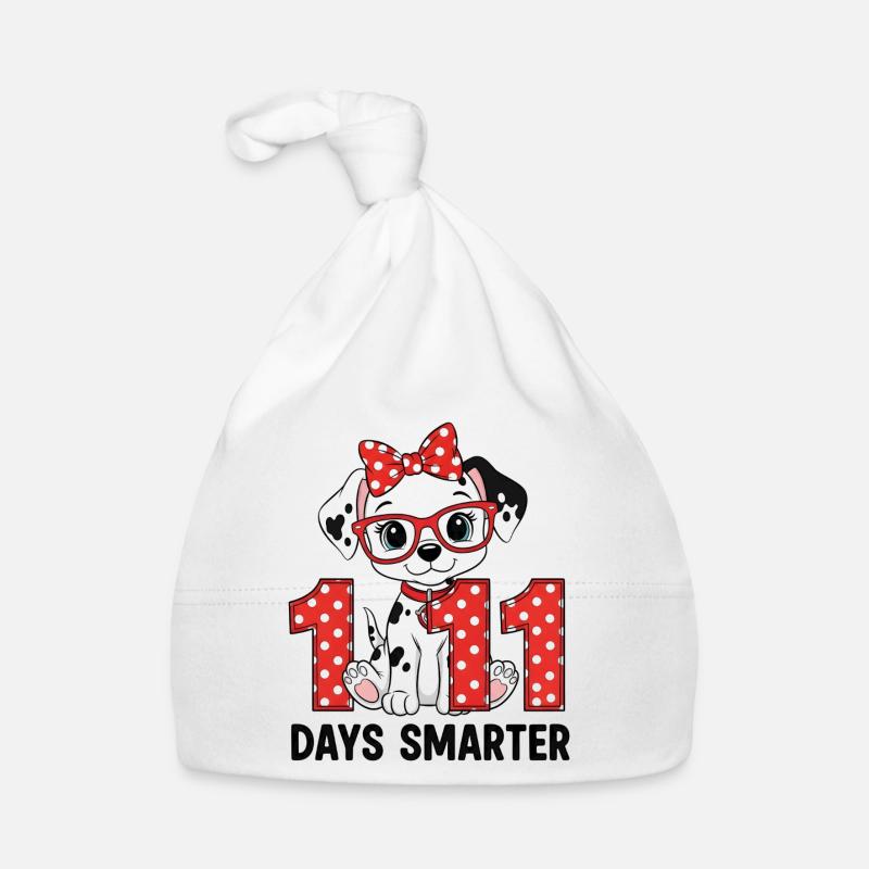Chien dalmatien 101e jour de l’école 100 jours plus intelligent Bonnet bio Bébé