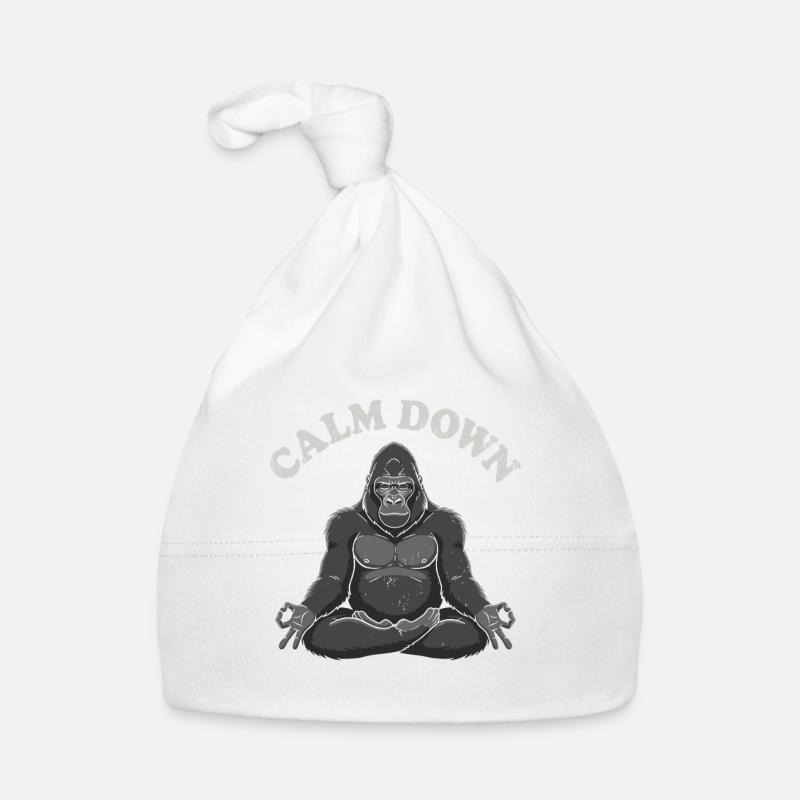 Pose de méditation Calm Gorila Bonnet bio Bébé