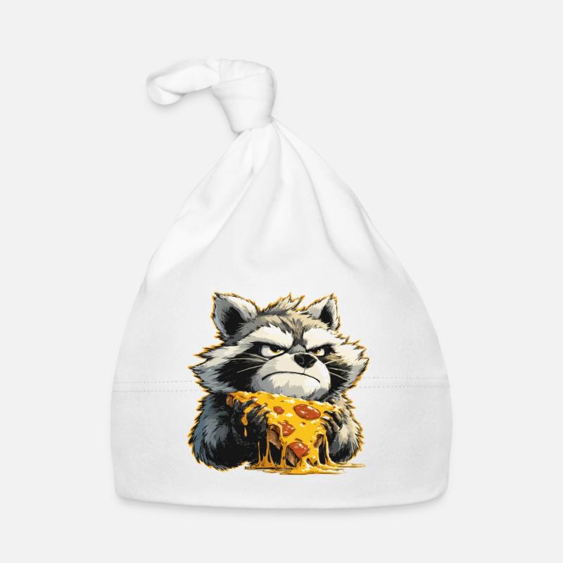 Pizza Waschbär Grimace Baby Bio-Mütze