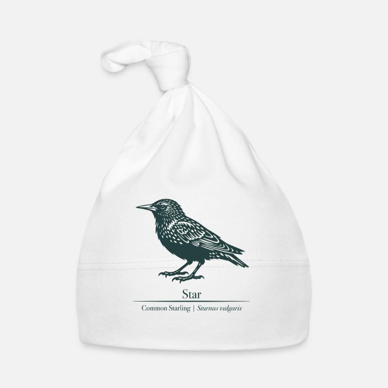 Star Silhouette | Ornithology | Drawing Organic Baby Cap