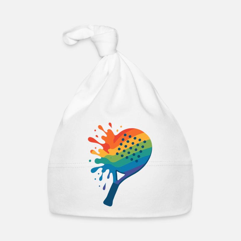 Raquette de Padel colorée Bonnet bio Bébé
