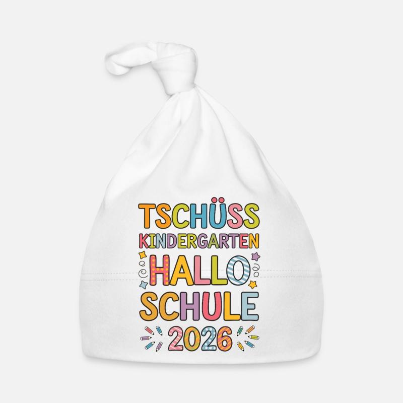 Goodbye Kindergarten Hello School Enrollment 2026 Organic Baby Cap