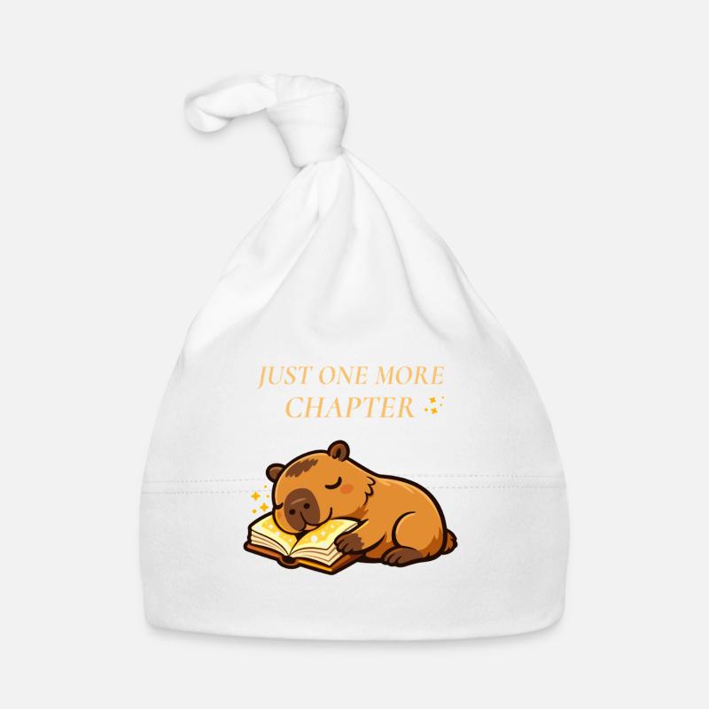 Just One More Chapter Capybara Lesen Baby Bio-Mütze