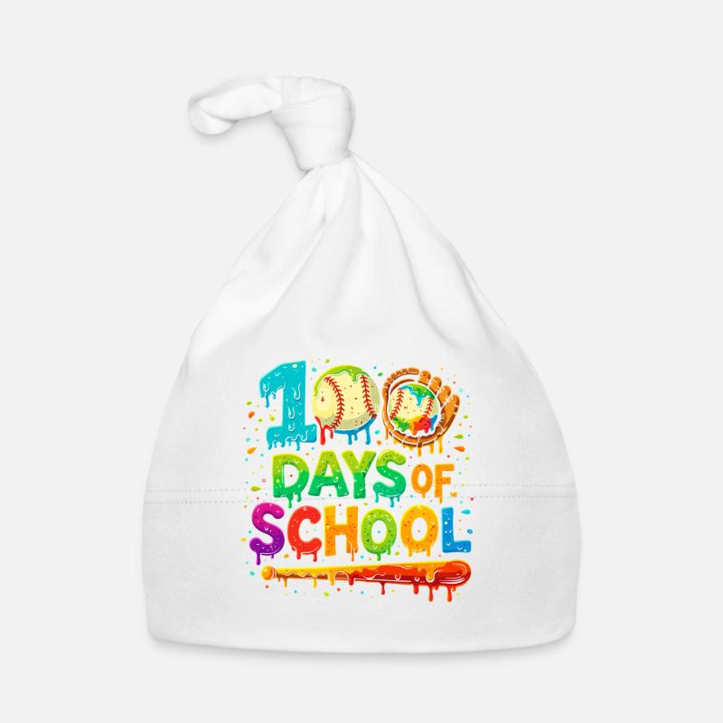 100 Tage Schule Farbexplosion Baby Bio-Mütze