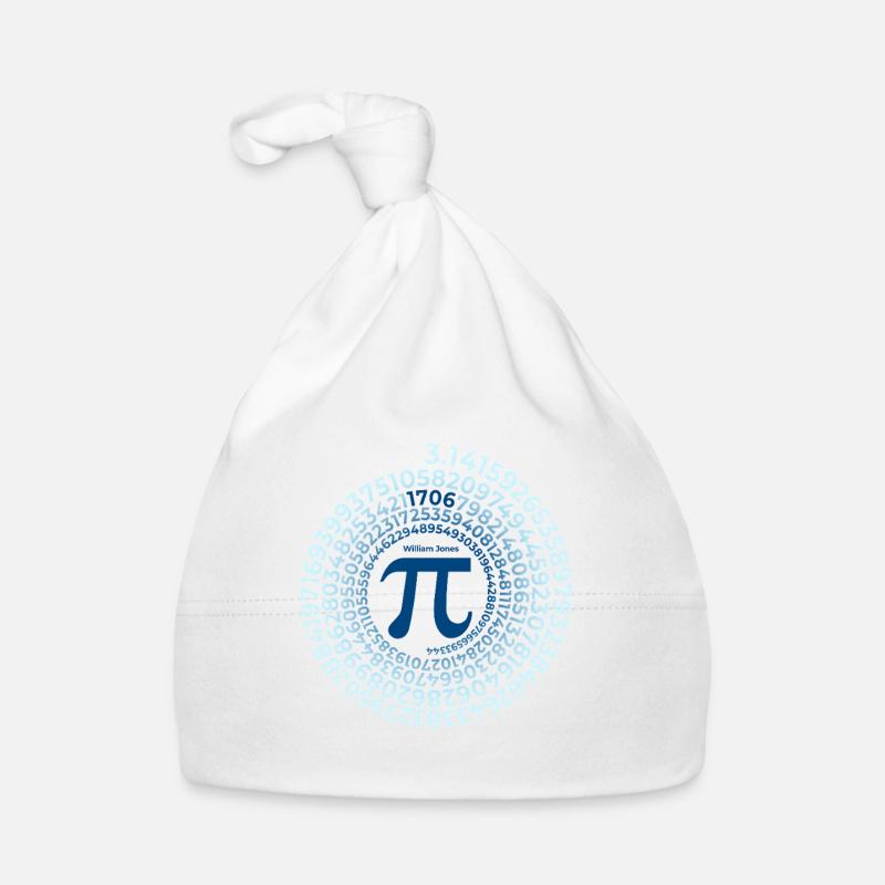 Pi Inventor | William Jones 1706 Numéro du cercle Bonnet bio Bébé