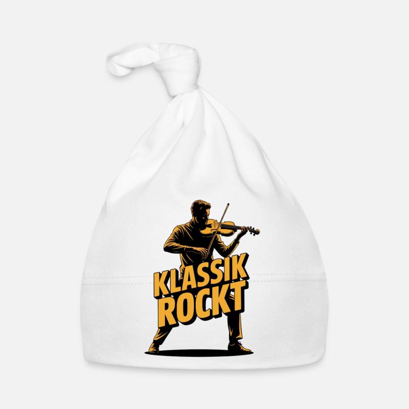 Rocks classiques Violon Violon Rock Violon Violon Violon Éventail classique Bonnet bio Bébé
