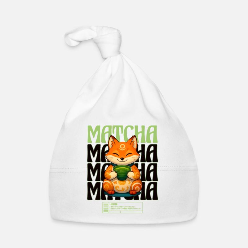 Plaisir du thé zen au matcha fox Bonnet bio Bébé