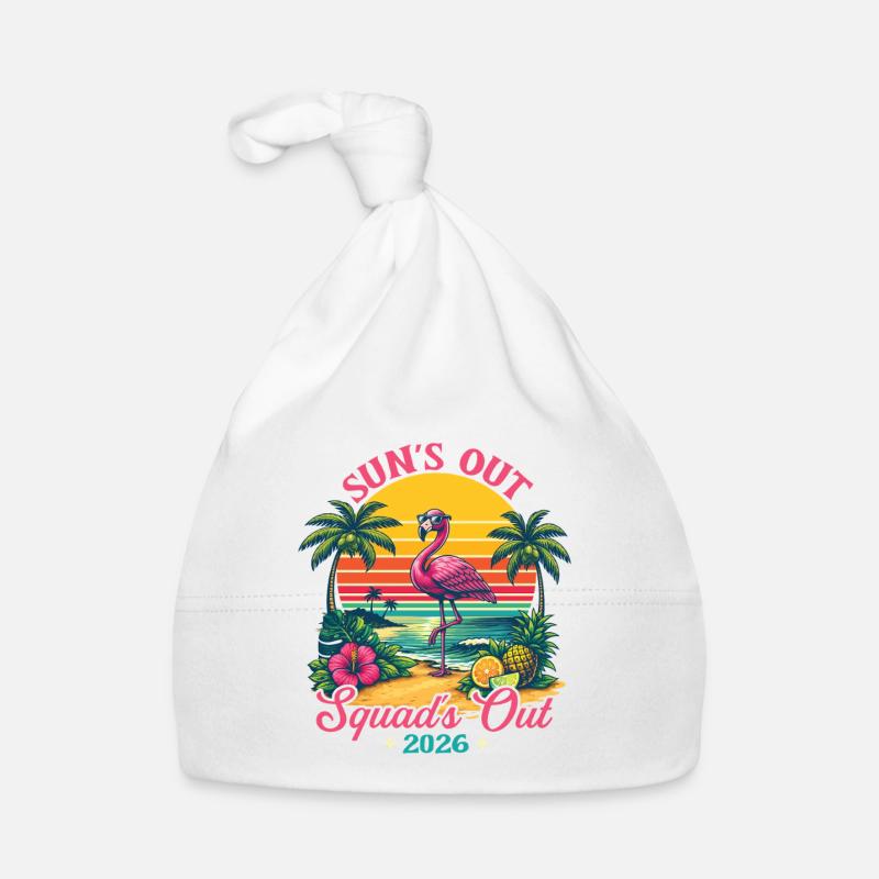 Suns Out Squads Out 2026 Spring Break Kreuzfahrt Spaß Baby Bio-Mütze