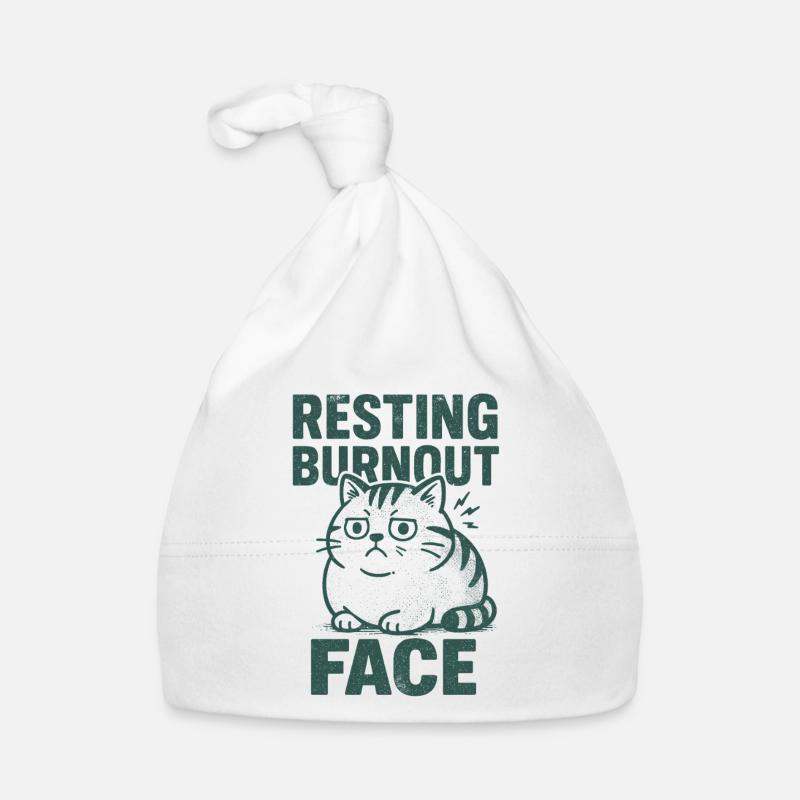 Resting Burnout Face | Sarcasm Organic Baby Cap