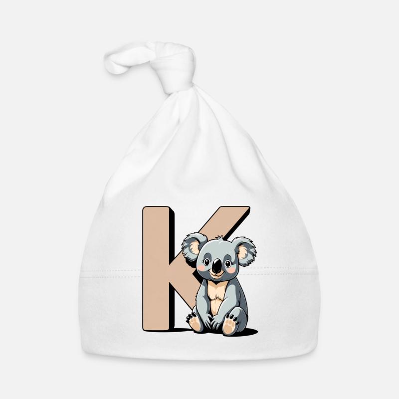 Conception des lettres KoalaK Bonnet bio Bébé