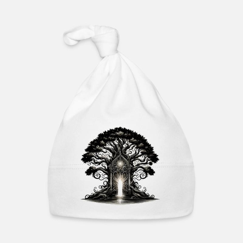 Light Gate of the Crystal Tree Organic Baby Cap
