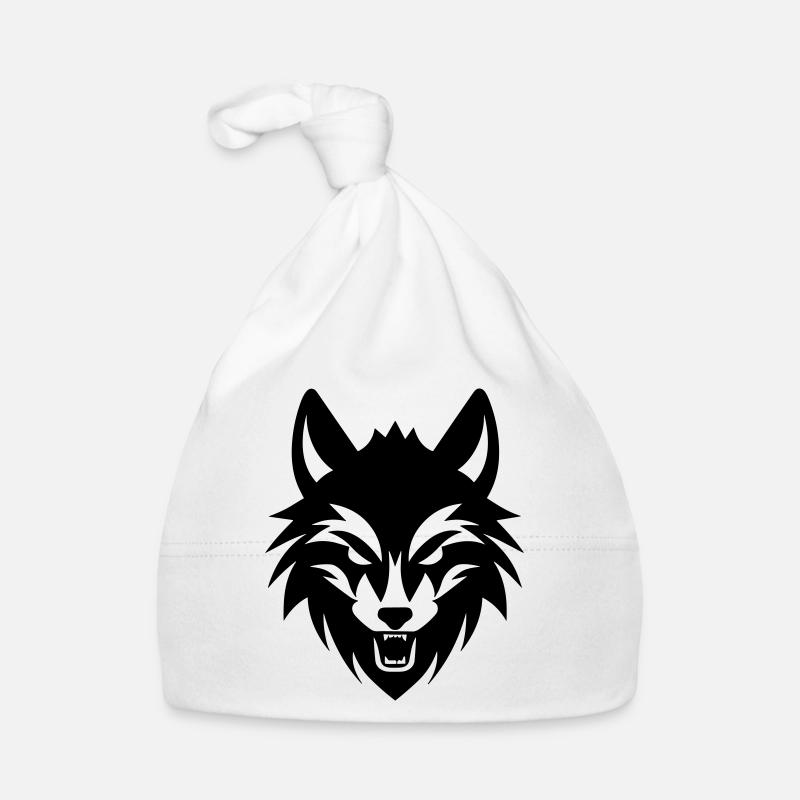 wolf Organic Baby Cap