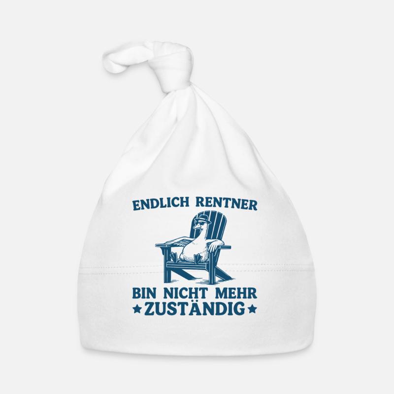 Finally pensioner am no longer responsible goose Organic Baby Cap