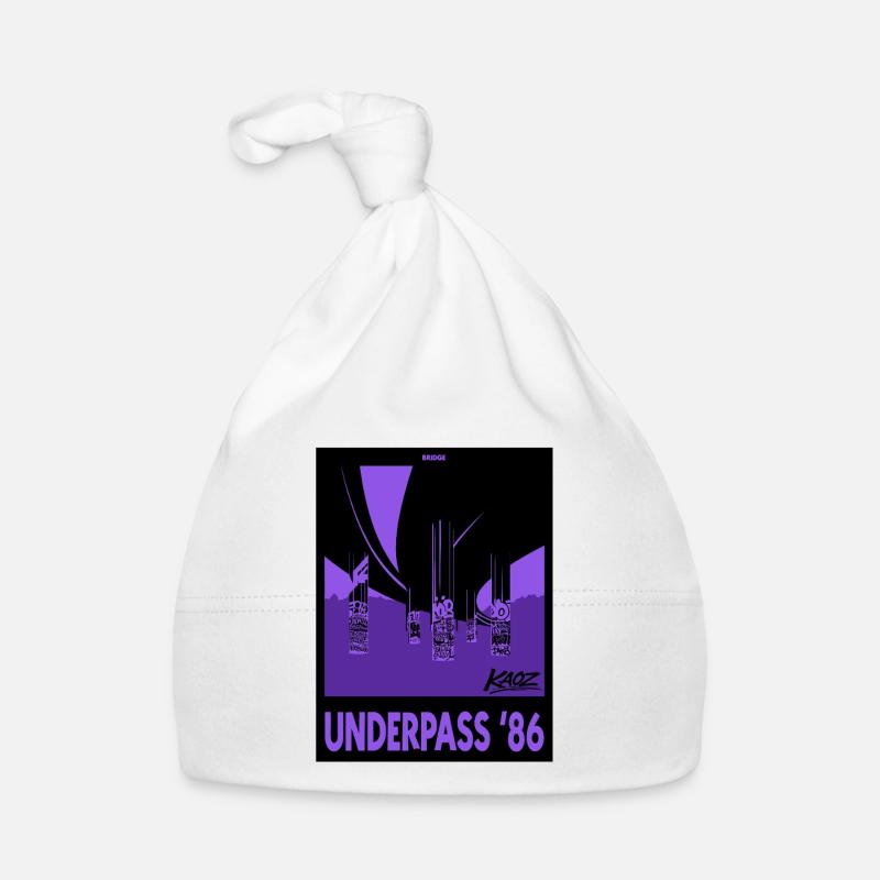 Underpass Hip-Hop Bridge Graffiti 86 Organic Baby Cap