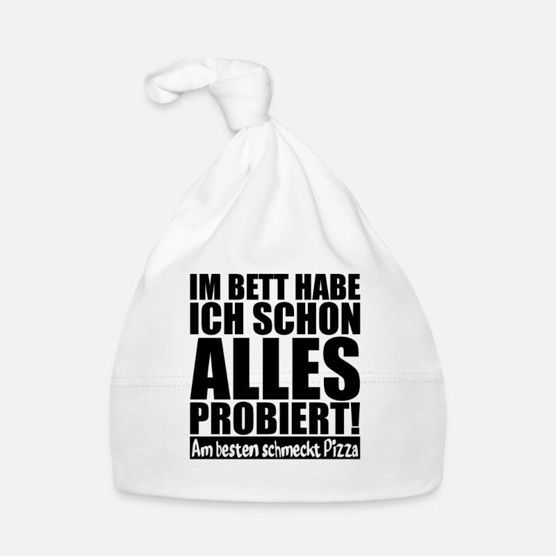 Pizza Sarkasmus Baby Bio-Mütze
